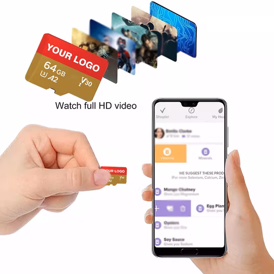 Großhandel Fabrikpreis High Speed 4 GB 8 GB 16 GB TF-Karte 2 GB 32 GB 64 GB 128 GB 256 GB SD-Speicherkarte